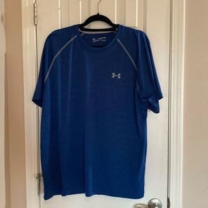 UA Blue Loose Fit Heatgear Tee
